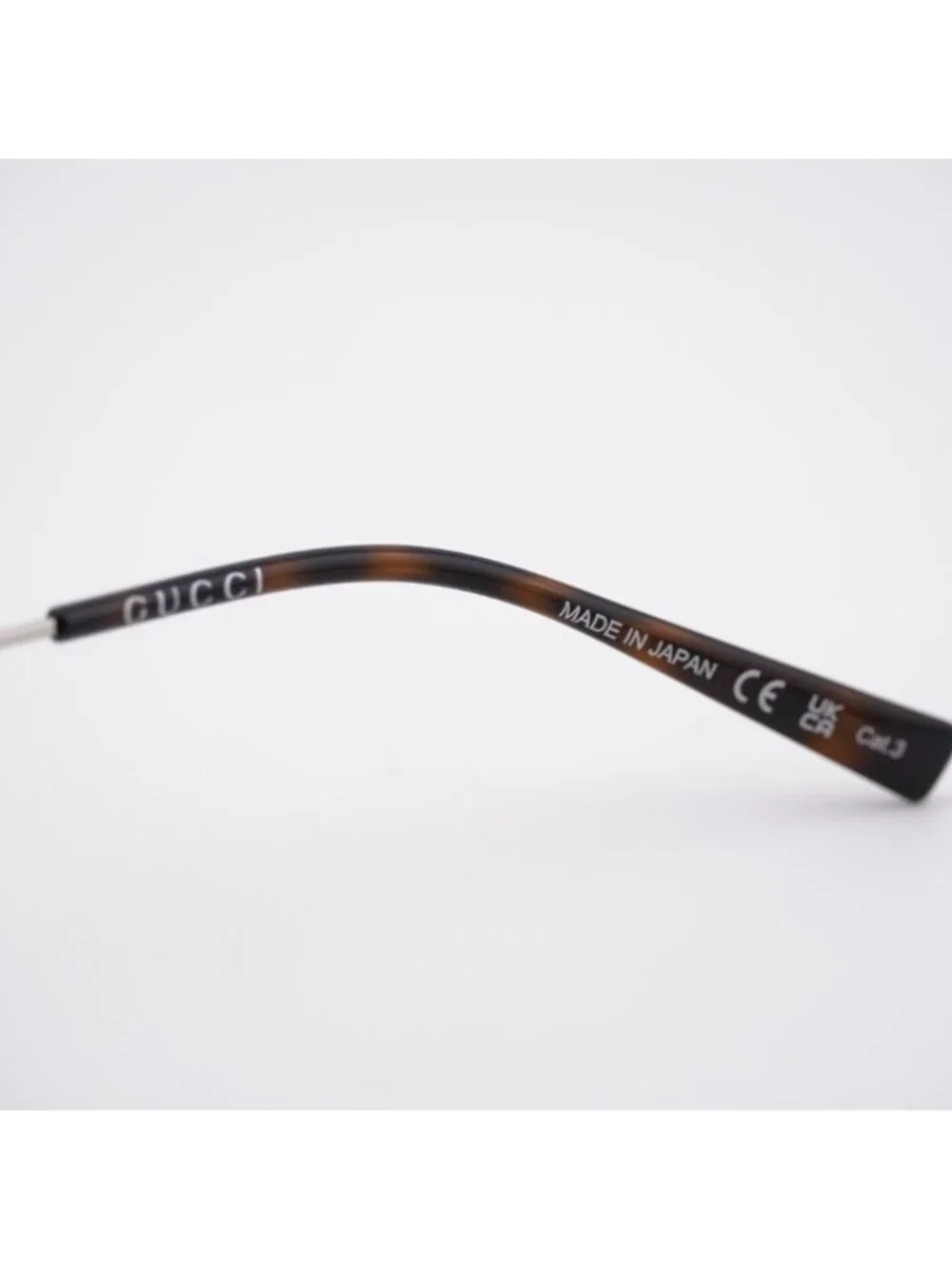 Gucci GG1981S 003 Sunglasses Blue/Silver Aviator Frame, Blue Lenses
